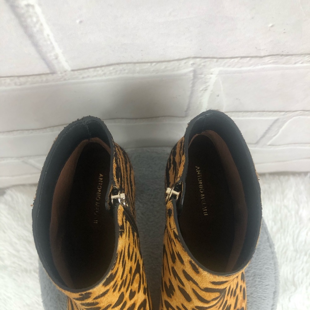 Antonio Melani Animal print block heel boots - Picture 10 of 11